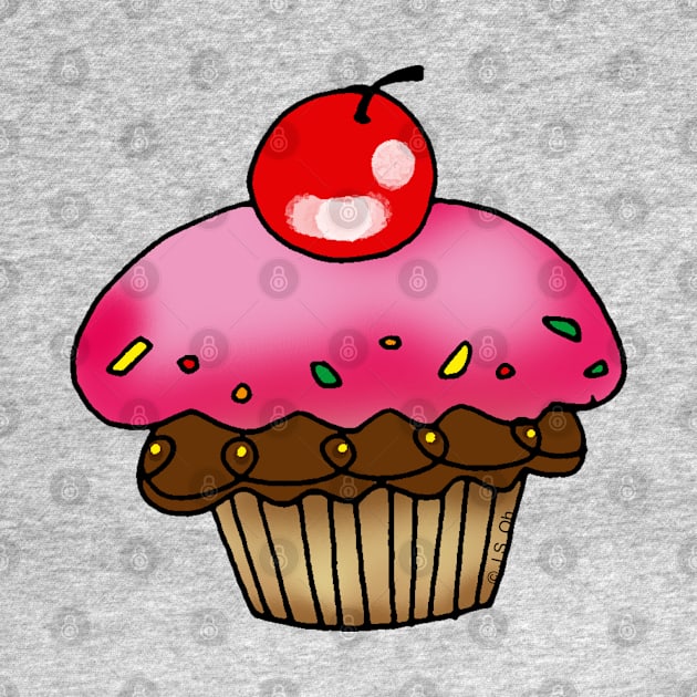 cherry muffin by cartoonygifts